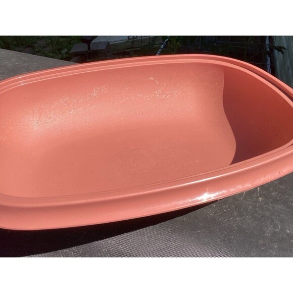Tupperware Vintage Micro Steamer Microwave 6 Cups Mauve Pink - Picture 4 of 12